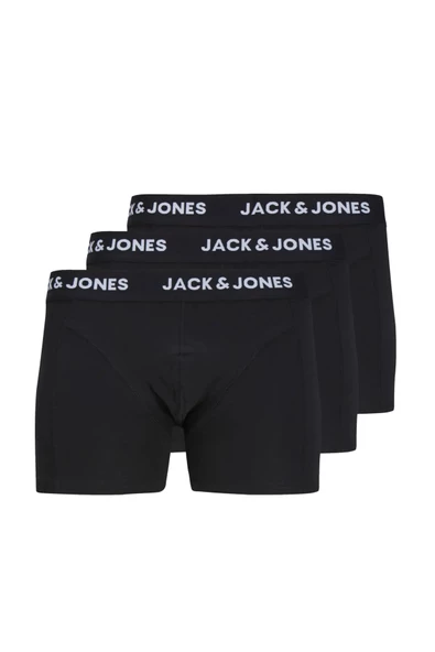 Jack & Jones 12171944 Accessories Jacanthony Trunks 3 Pack Black Erkek Boxer