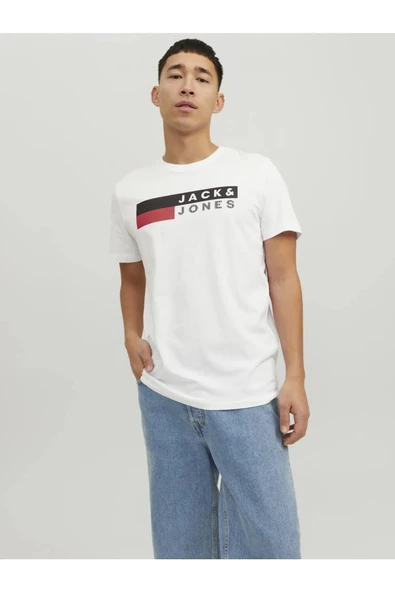 Jack & Jones 12151955 Essentials Jjecorp Logo Tee Ss O-Neck Noos Erkek Tişört