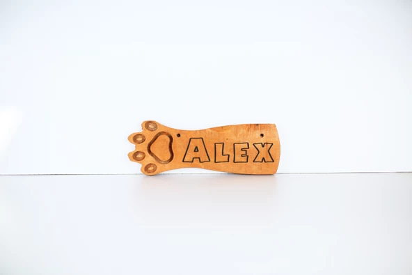 MANDU Ahşap İsimlik Pati - 3