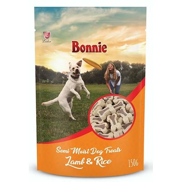 Bonnie Semi Moist Kuzu Etli Köpek Ödül Maması 150 Gr