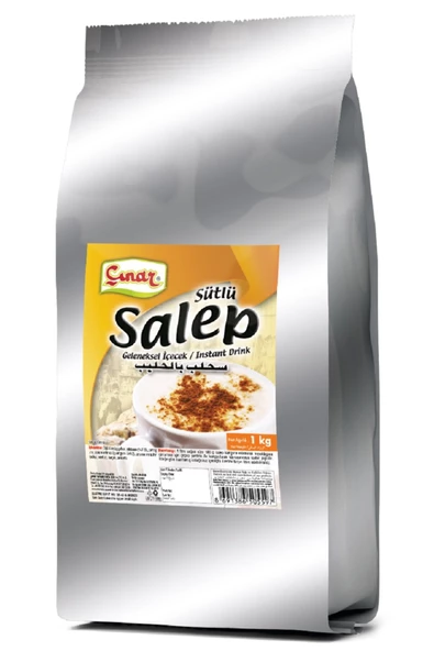 ÇINAR SÜTLÜ SALEP AROMALI İÇECEK TOZU 1KG