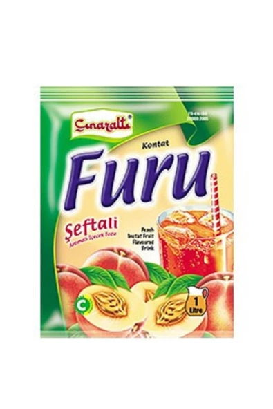 ÇINAR FURU ŞEFTALİ AROMALI İÇECEK TOZU 30 GR x 24 ADET