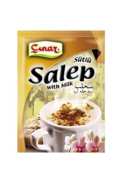 ÇINAR SÜTLÜ SALEP AROMALI İÇECEK TOZU TEKLİ 18 GR