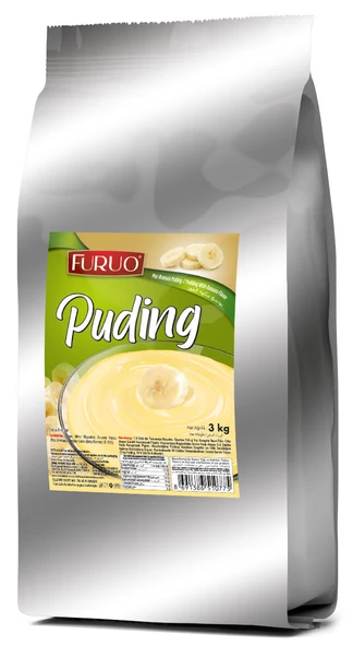 FURUO MUZ AROMALI PUDİNG 3KG