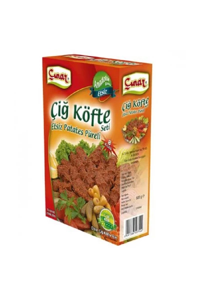 ÇINAR ANADOLU USULÜ ÇİĞ KÖFTE SETİ 500gr*16 ADET