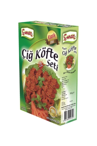 Baharat Klasik Etli Çiğ Köfte Seti 700 Gr