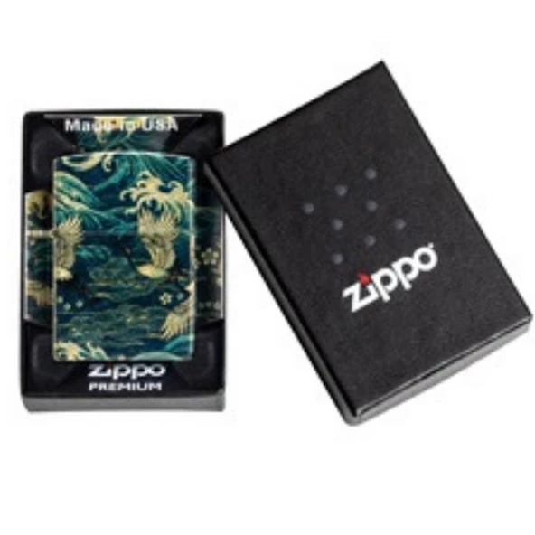 Zippo 48684 48458 Asian Bird Design Çakmak - Resim 3