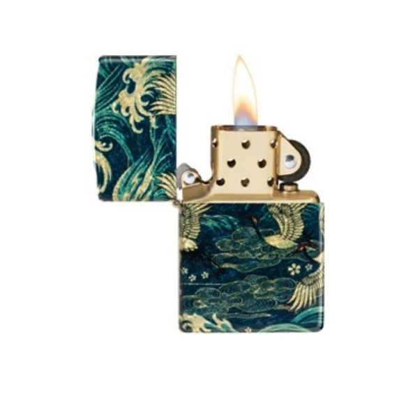 Zippo 48684 48458 Asian Bird Design Çakmak - Resim 2