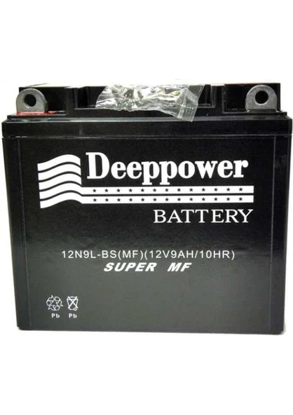 DEEPPOWER 12 V 9 AH MOTOSİKLET AKÜSÜ