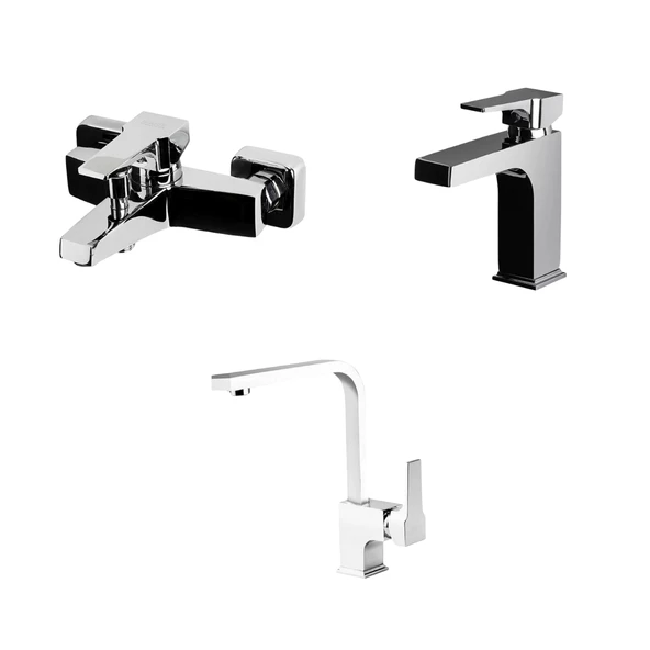 Newarc Aqua Banyo,Lavabo,Evye Batarya Set ürün görseli