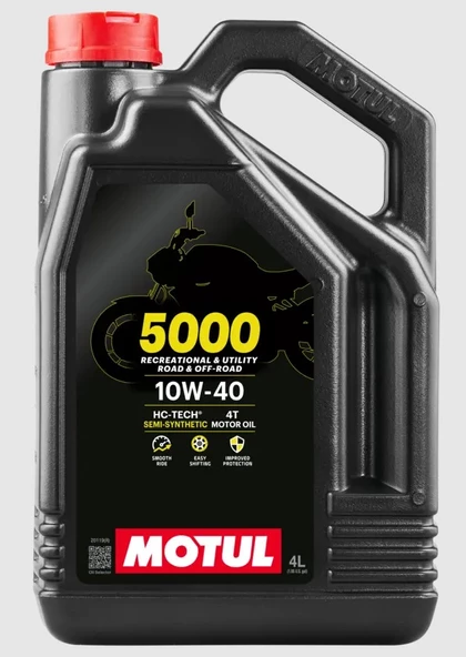 Motul 5000 10w40 4 Zamanlı Motosiklet Yağı 4 L