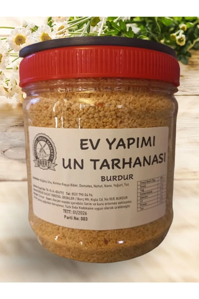 Burdur Hasat 850 gr Ev Yapımı Burdur Un Tarhanası