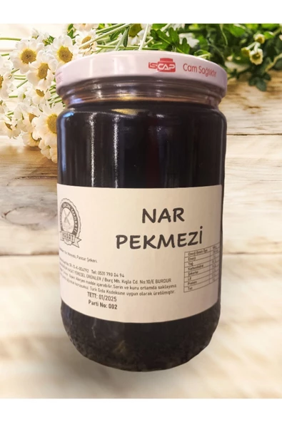 Burdur Hasat 850 ml Doğal Nar Pekmezi