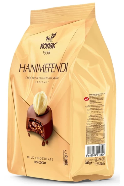 KONAK HANIMEFENDİ ÇİKOLATA FINDIKLI 300GR