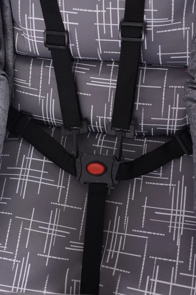 Jusso Dido Comfort Line Çift Yönlü Bebek Arabası Gri - 7