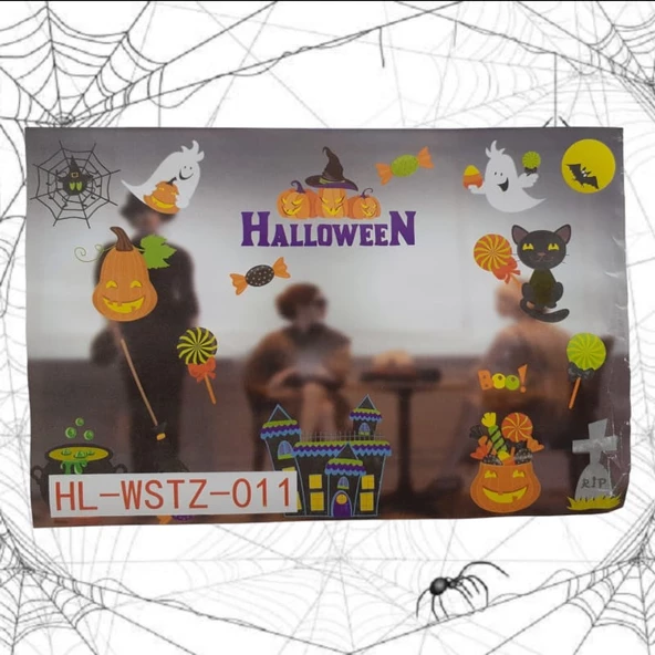 Cadılar Bayramı Cam Sticker