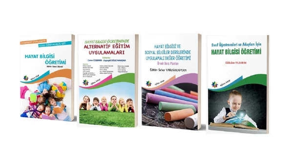 Eğitimciler İçin Hayat Bilgisi Eğitimi Seti 4 Kitap Takım