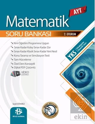 Bilgi Sarmal YKS AYT Matematik Soru Avcıları Soru Bankası Video Çözümlü ürün görseli 1