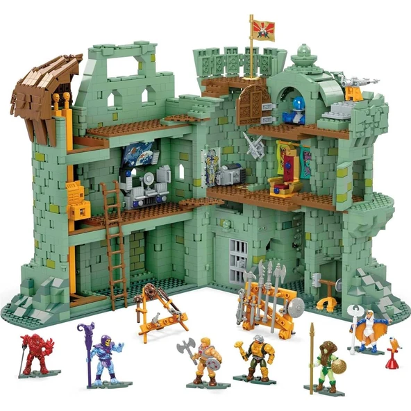 Mega Bloks He-Man ve İskeletorun Kalesi Savaşı Masters Of The Universe Castle Grayskull