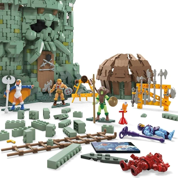 Mega Bloks He-Man ve İskeletorun Kalesi Savaşı Masters Of The Universe Castle Grayskull - 2