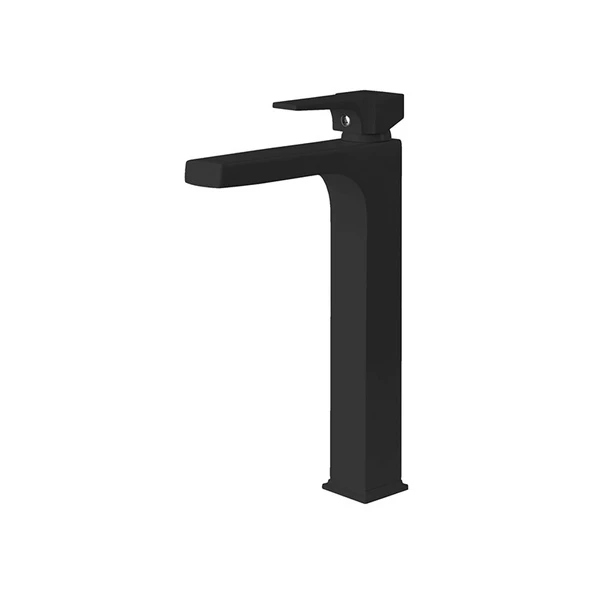 Newarc Aqua Siyah Çanak Lavabo,Banyo,Evye Batarya Set - 4