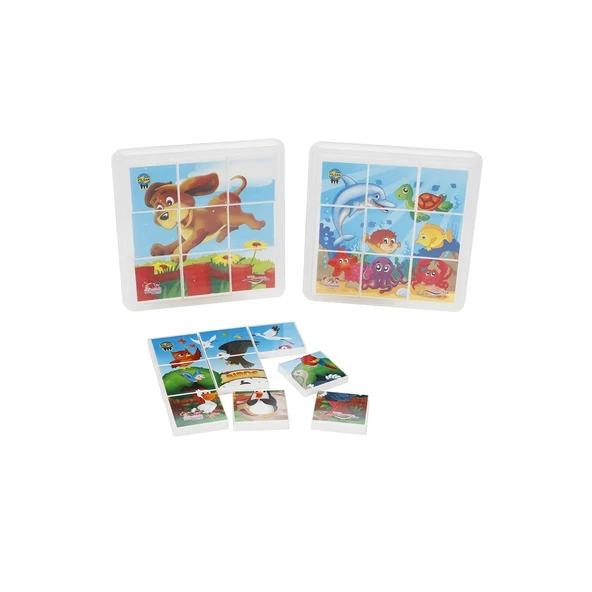 Pilsan Hayvanlar Eğtici Yapboz Plastik Puzzle - 3