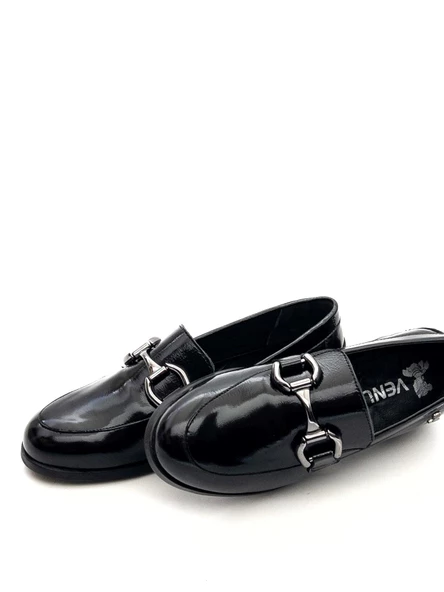 Venüs 2455201K Kadın Hakiki Deri Tokalı Loafer Ayakkabı - 9
