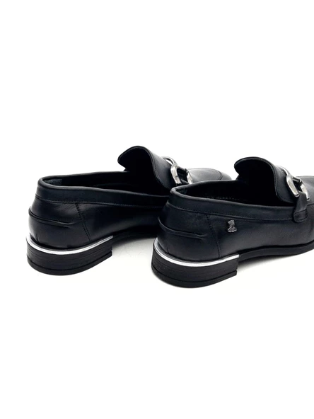 Venüs 2455201K Kadın Hakiki Deri Tokalı Loafer Ayakkabı - 3