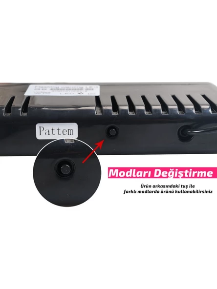 S6 Polis Çakar Lamba Cam Içi Vantuzlu 6 Led Kırmızı Mavi Çakmaklık Girişli 12 Mod Polis Lamba - 4