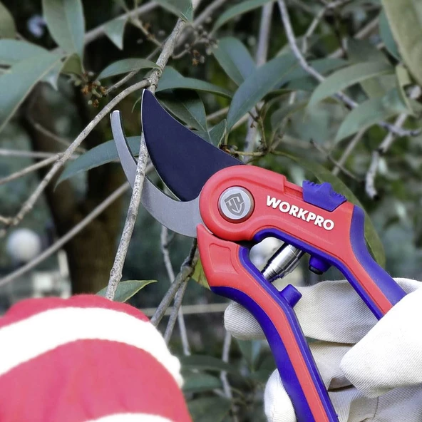 WORKPRO WP332009 Profesyonel Bağ Bahçe Dal Budama Makası - 7