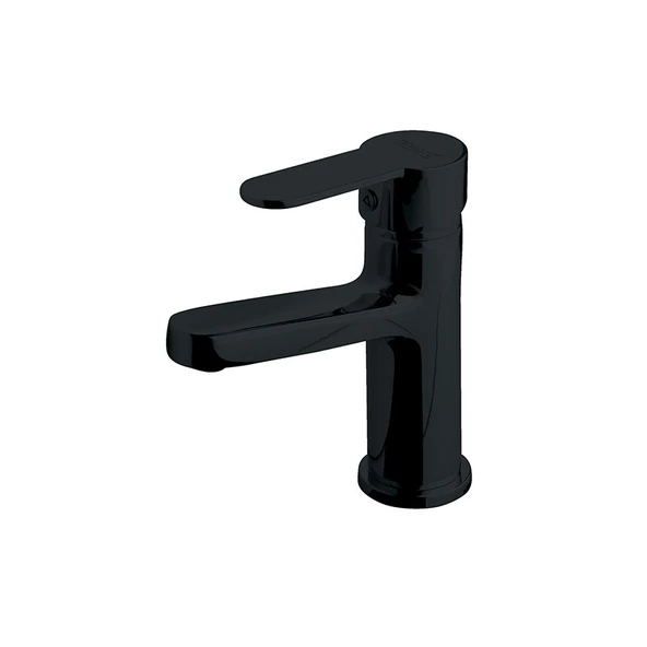 Newarc Domino Siyah Evye,Lavabo,Banyo Bataryası, Duş Ünitesi Set - 3