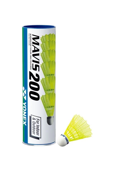 Yonex Mavis 200 Sarı Badminton Topu 6'lı