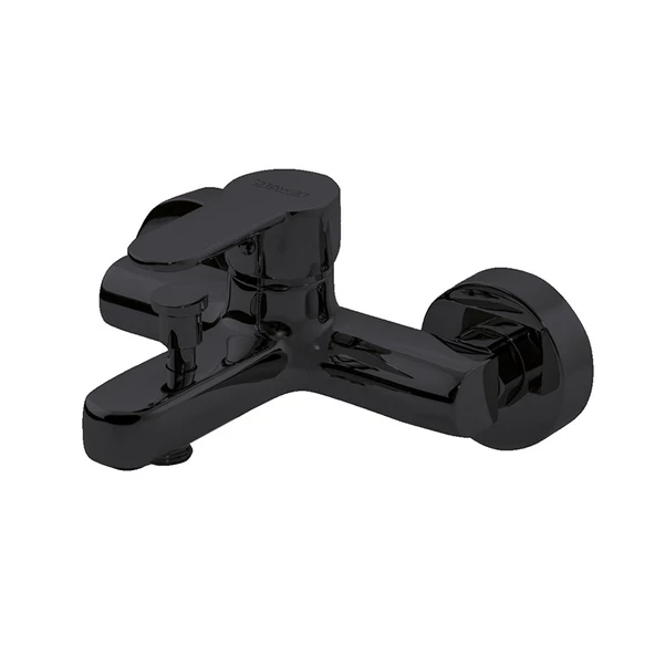 Newarc Domino Siyah Banyo Bataryası, Aqua Siyah Sürgülü Set - 3