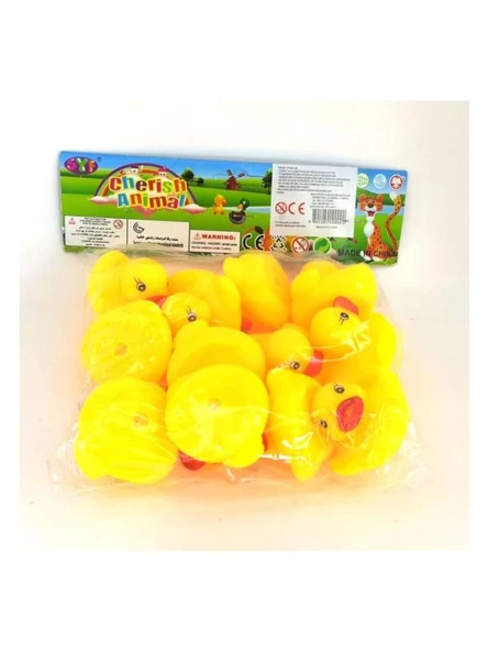 Ethem Oyuncak 12'li vinil Ördek Poşette  SYF-AA21 (27-K) - 3