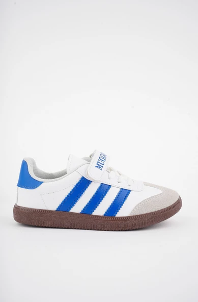 Muggo OLAF Garantili Günlük Ortopedik Bağcıklı Ve Cırtlı Çocuk Sneaker Spor Ayakkabı - 5