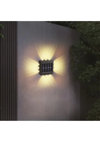 Solar Led Bahçe Lambası - Çim Alan Aydınlatma - Duvar Lambası 5'lİ Set - 3