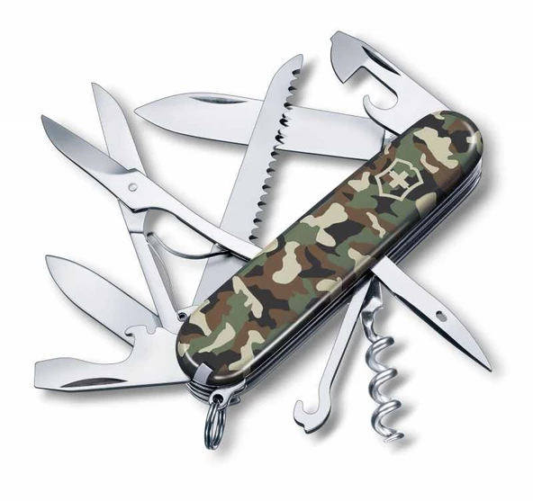 Victorinox 1.3713.94 Kamuflajlı Huntsman Çakı