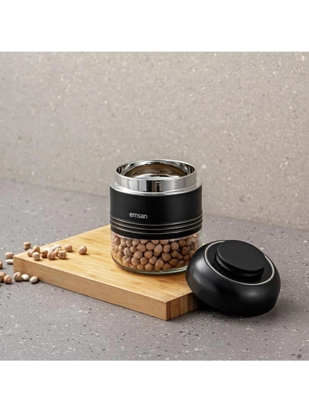 Emsan Moko Saklama Kavanoz 420 ml Siyah - 3