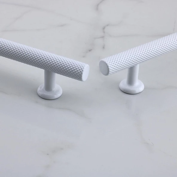 Doruk Beyaz Metal Kulp 128 mm - 12.8 cm Mobilya Çekmece Mutfak Dolabı Dolap Kulpları Kulbu Kulpu - 5