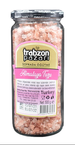 Doğal Kristal Himalaya Tuzu 500 gr