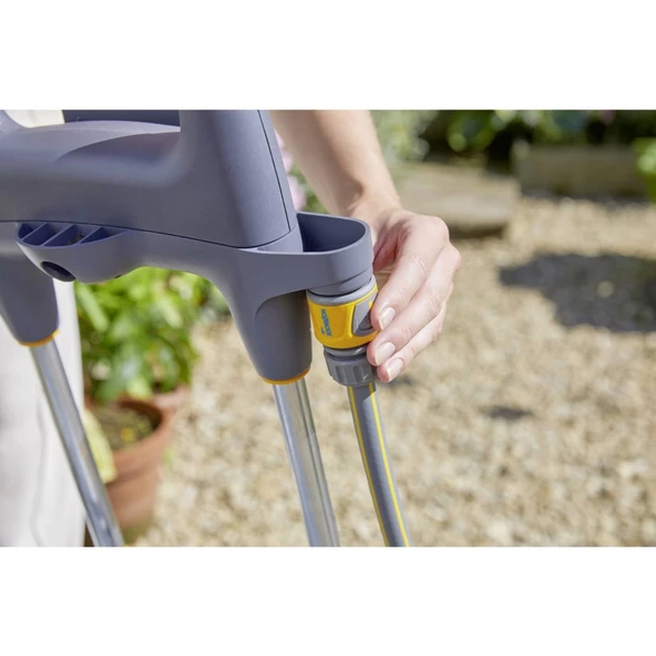 Hozelock 100488H Tekerlekli 35 M Hortumlu Otomatik Geri Sarmalı Hortum Toplama Makara Seti - 4