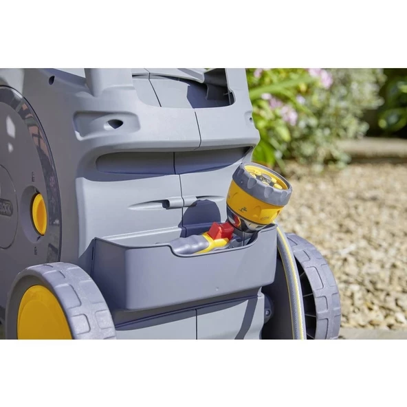 Hozelock 100488H Tekerlekli 35 M Hortumlu Otomatik Geri Sarmalı Hortum Toplama Makara Seti - 2