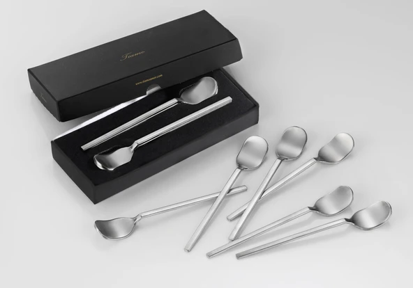 AMOR 6'LI ÇAY KAŞIĞI SADE