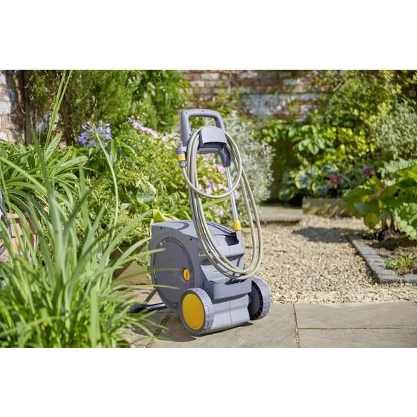 Hozelock 100488H Tekerlekli 35 M Hortumlu Otomatik Geri Sarmalı Hortum Toplama Makara Seti - 3