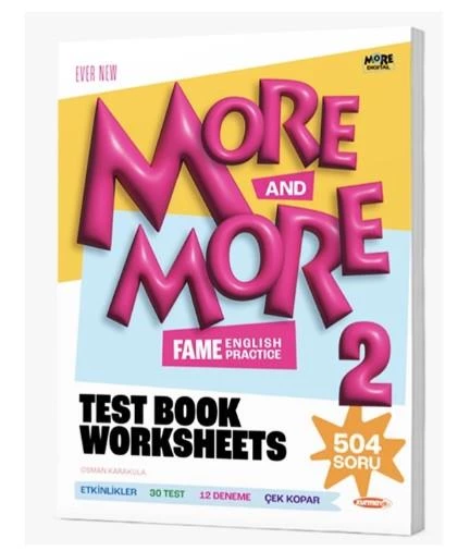 Kurmay ELT More and More 2. Sınıf English Worksheets Test Book