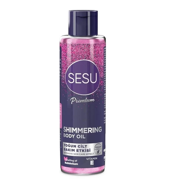 Sesu Simli Vücut Bakım Yağı 150 Ml - 5