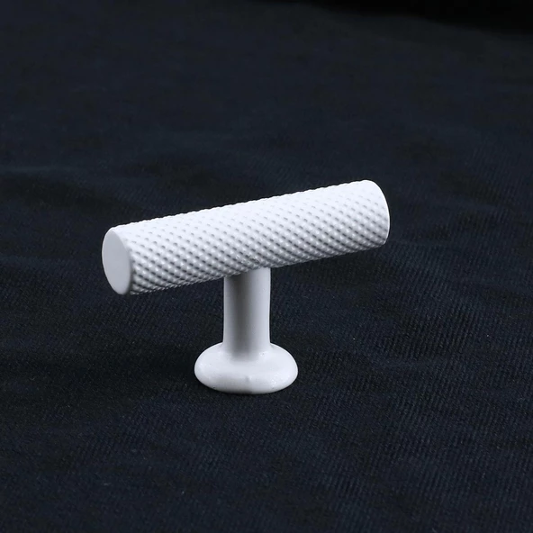 Doruk Beyaz Metal Kulp Düğme Çekmece Mutfak Mobilya Dolabı Dolap Kapak Kulpu Kulbu Kulpları Beyaz - Resim 6