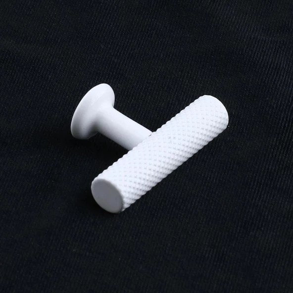 Doruk Beyaz Metal Kulp Düğme Çekmece Mutfak Mobilya Dolabı Dolap Kapak Kulpu Kulbu Kulpları Beyaz - Resim 5