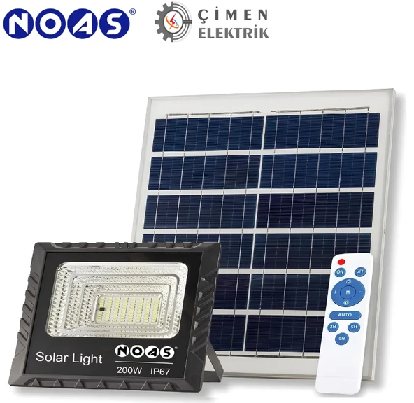 NOAS YL71 0201 S 200W Solar Projektör 6400K Beyaz Işık