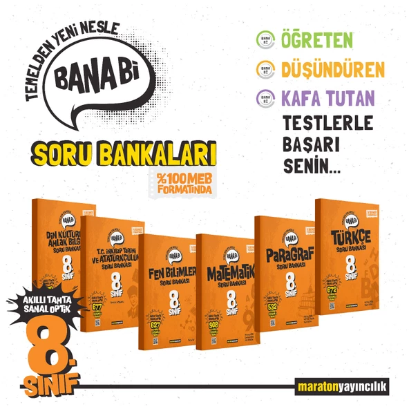 8.SINIF BANA Bİ PARAGRAF SORU BANKASI - 2